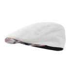 Classic Linen Flat Cap for Everyday Casual Vintage Inspired Four Season Fashion Style