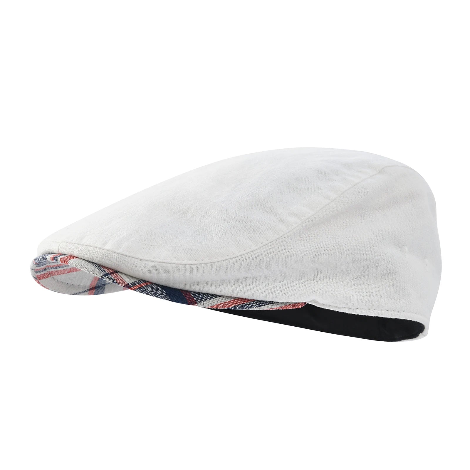 Classic Linen Flat Cap for Everyday Casual Vintage Inspired Four Season Fashion Style