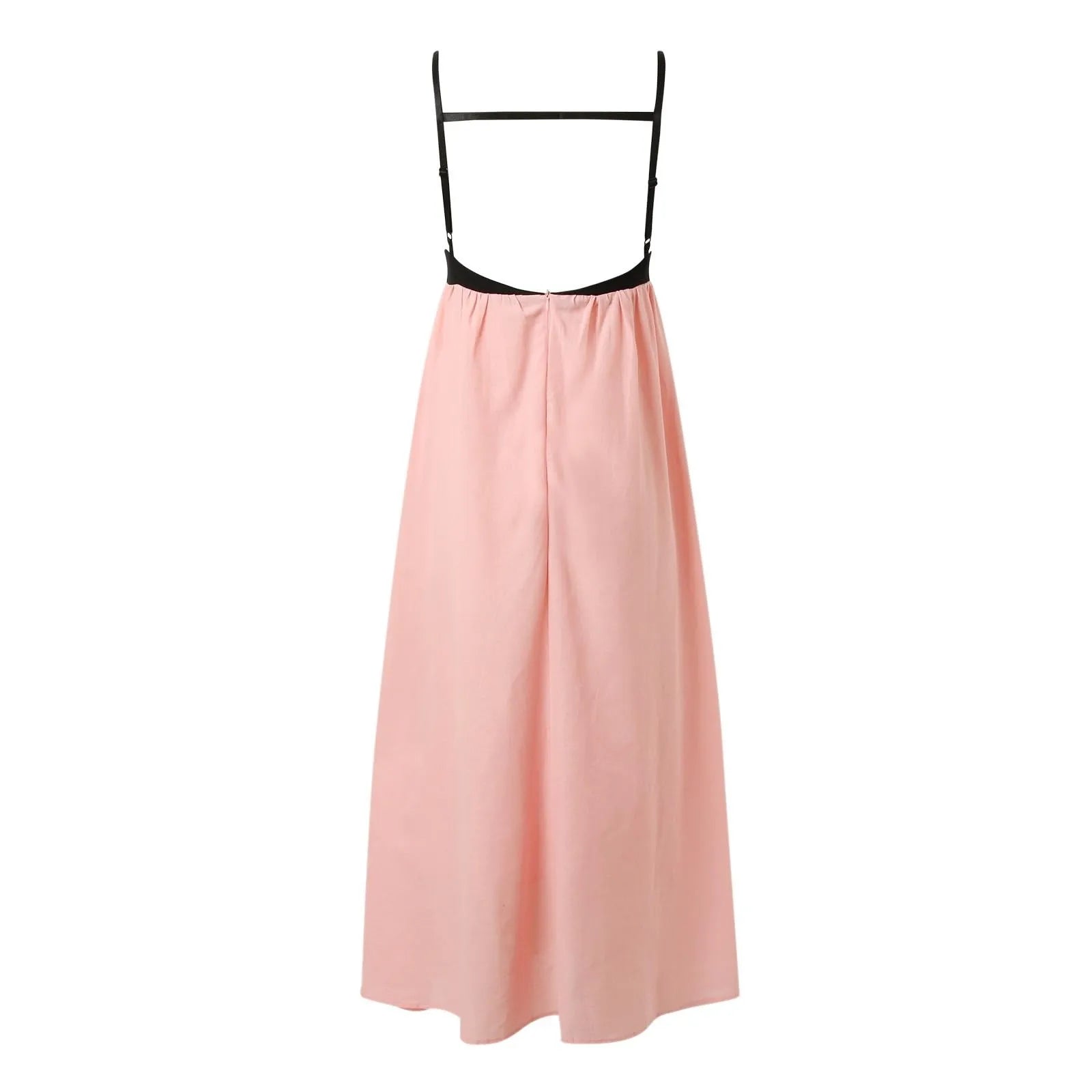 Strapless Patchwork Maxi Dress with Relaxed Contemporary Flowing Shape