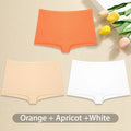3-Piece Women’s Low-Rise Cotton-Blend Boyshorts Set with Wide Waistband, Short-Leg Silhouette and Classic Solid Colors