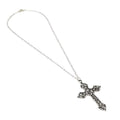 Vintage Gothic Ornate Cross Pendant Necklace for Alternative and Dark Fashion
