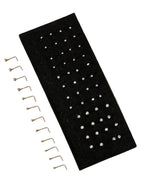 Multi Size Rhinestone Nose Stud Set for Alternative Everyday Styling