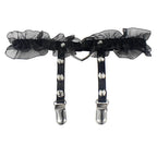 Punk Harness Thigh Garter Belt Alternative Gothic Statement Leg Accessory