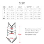 Tropical Botanical Print Cutout One-Piece Swimsuit