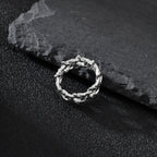 Thorn Crown Statement Ring for Gothic Punk and Dark Alternative Fashion