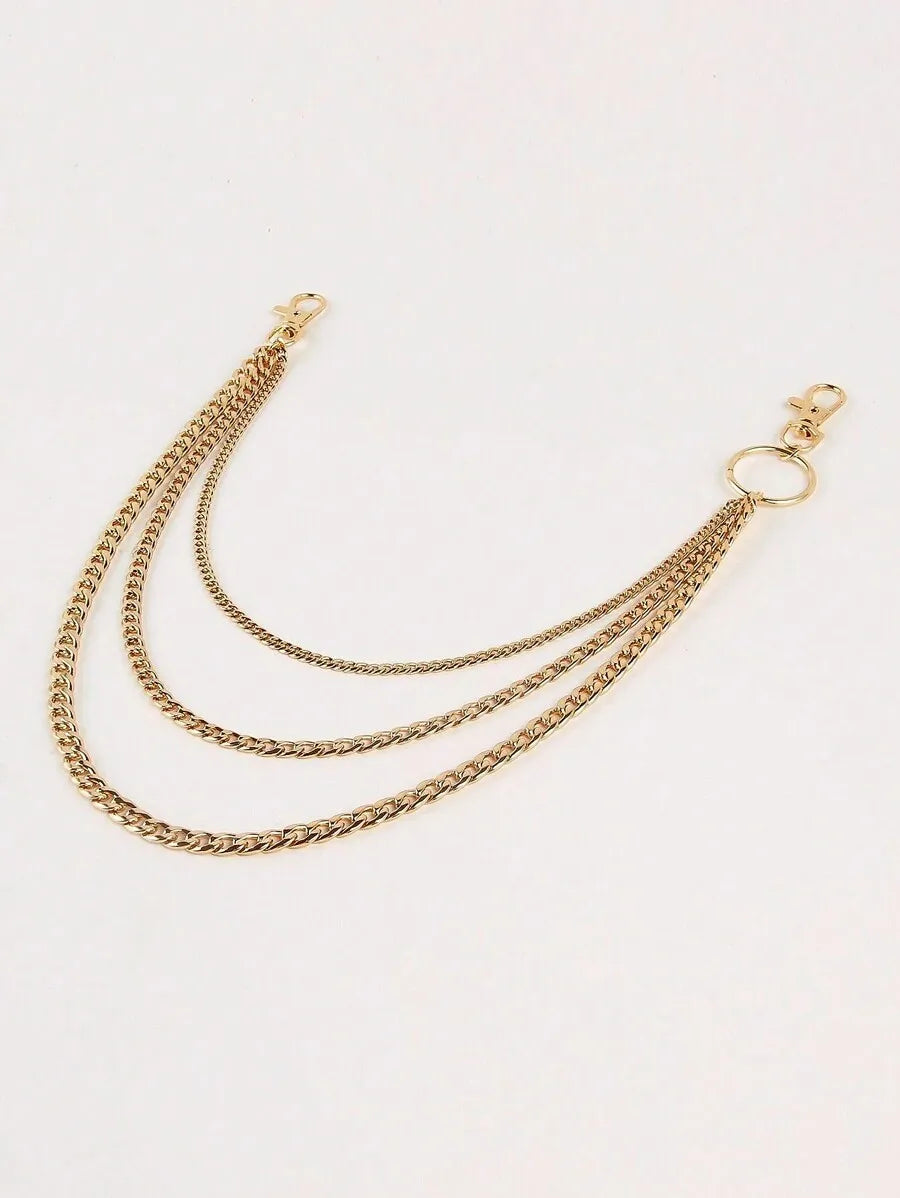 Layered Draped Waist Chain for Dark Feminine and Alternative Styling