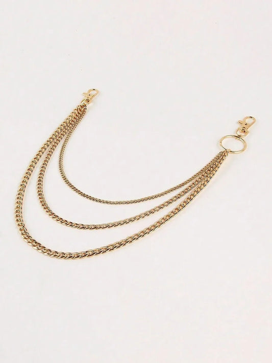 Layered Draped Waist Chain for Dark Feminine and Alternative Styling