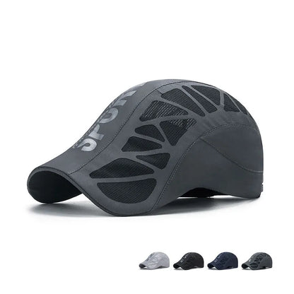 Quick Dry Mesh Baseball Cap Breathable Curved Brim Casual Sports Outdoor Hat