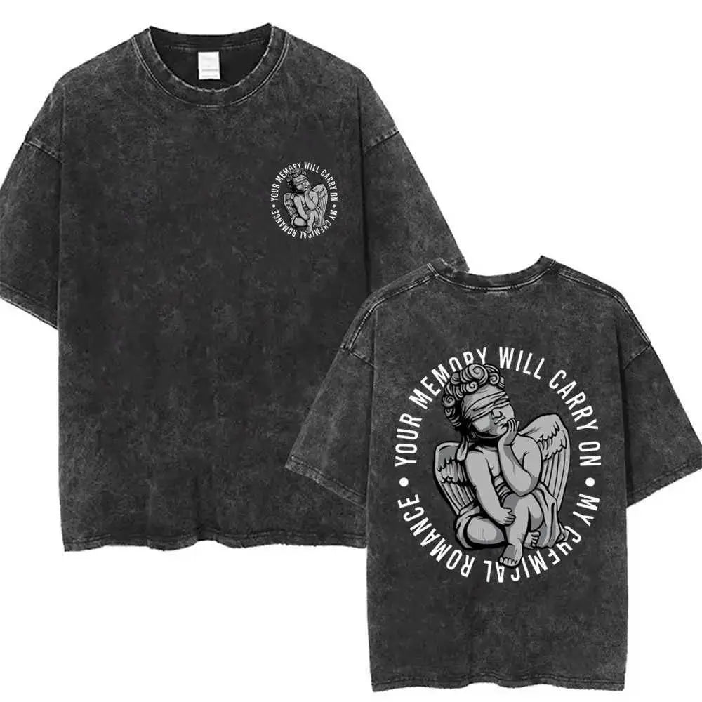 Anime Goth Distressed Vintage Streetwear Graphic Oversized Band T-Shirt
