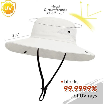 Wide Brim Straw Bucket Hat with Lightweight Woven Design for Beach and Outdoor Adventures