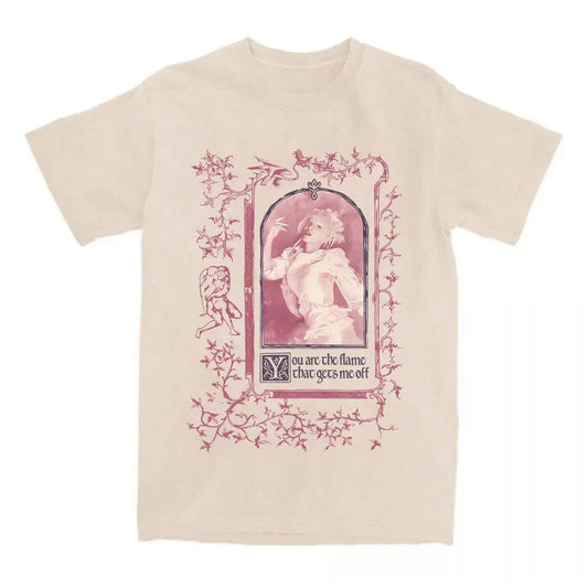 Gothic Manga Aesthetic Graphic Streetwear Oversized Cotton Anime T-Shirt