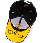 Structured Embroidered Baseball Cap with Decorative Geometric Details for Contemporary Streetwear Fashion