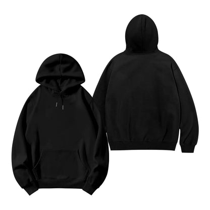 Anime Minimal Typography Hoodie with Japanese Streetwear Aesthetic