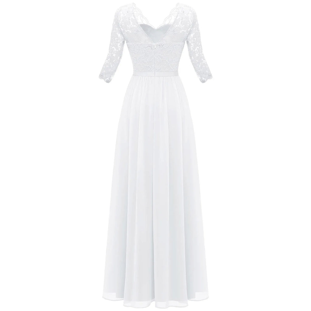 Flowing Long Sleeve Maxi Dress With Defined Waist Silhouette