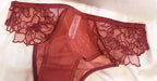 Ethereal Sheer French Lace Triangle Bralette and Matching Scalloped Panty Set