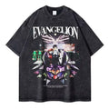 Vintage Anime-Inspired Mecha Graphic Oversized Japanese Streetwear Cotton T-Shirt