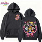 Anime Magical Streetwear Hoodie With Manga Inspired Graphic Artwork