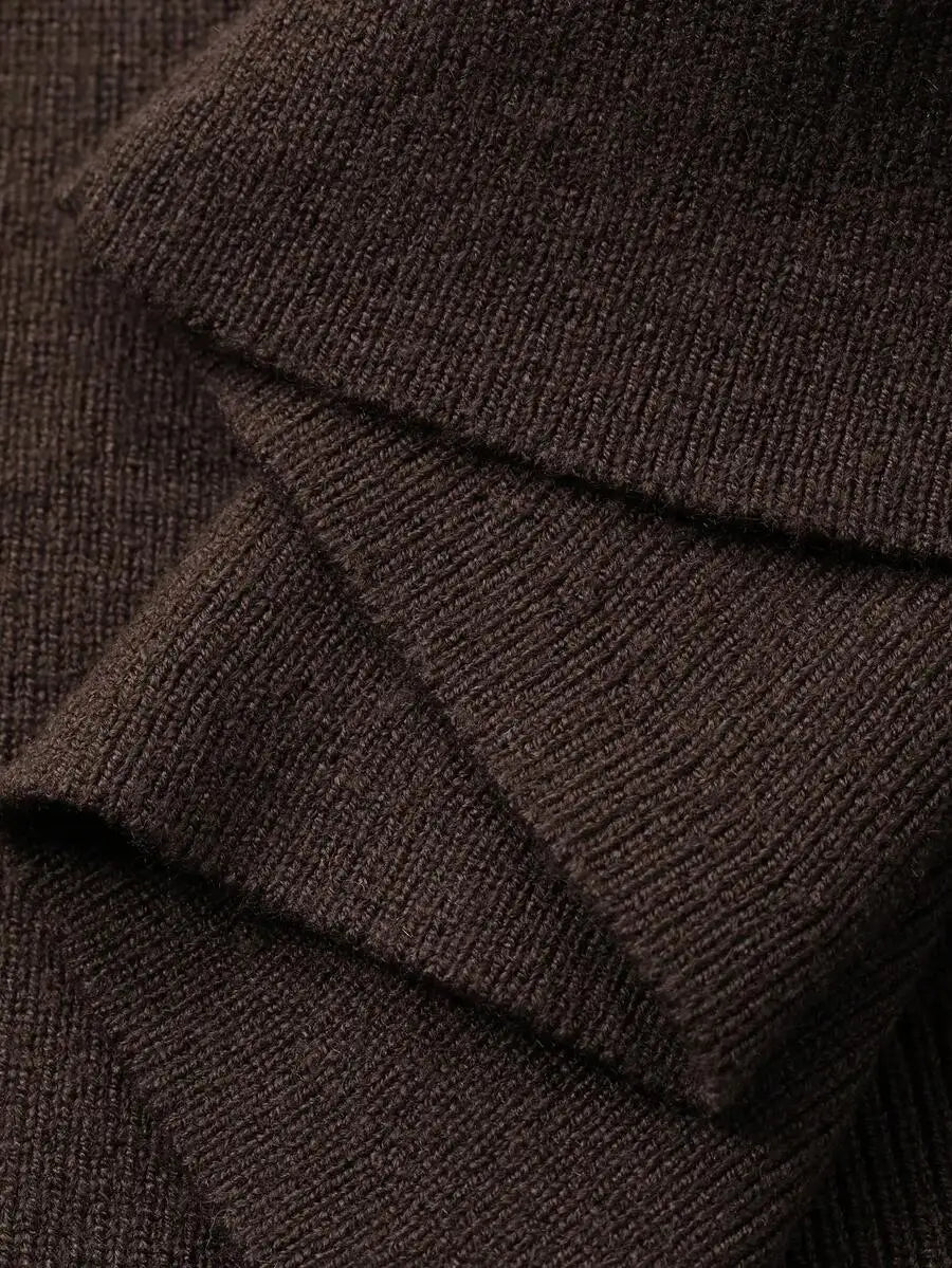 Women's Relaxed Batwing Sleeve Crew Neck Cotton Knit Poncho Style Casual Pullover Sweater