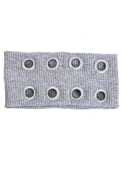 Grommet Detail Headband Punk Alternative Streetwear Hair Accessory