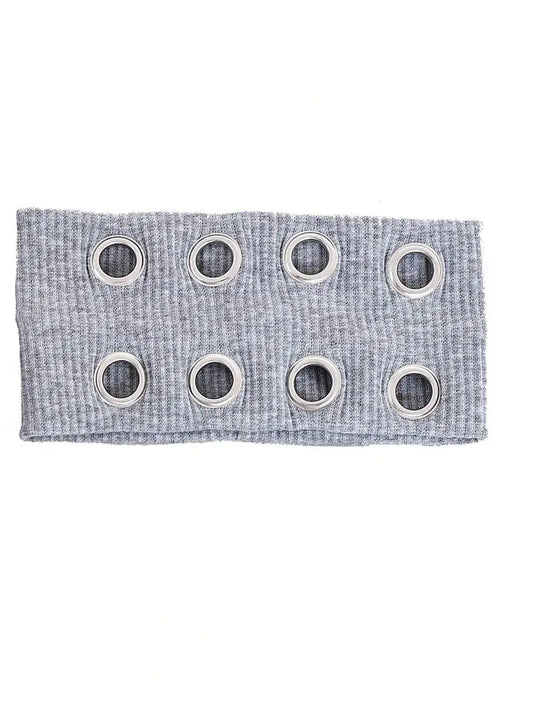 Grommet Detail Headband Punk Alternative Streetwear Hair Accessory