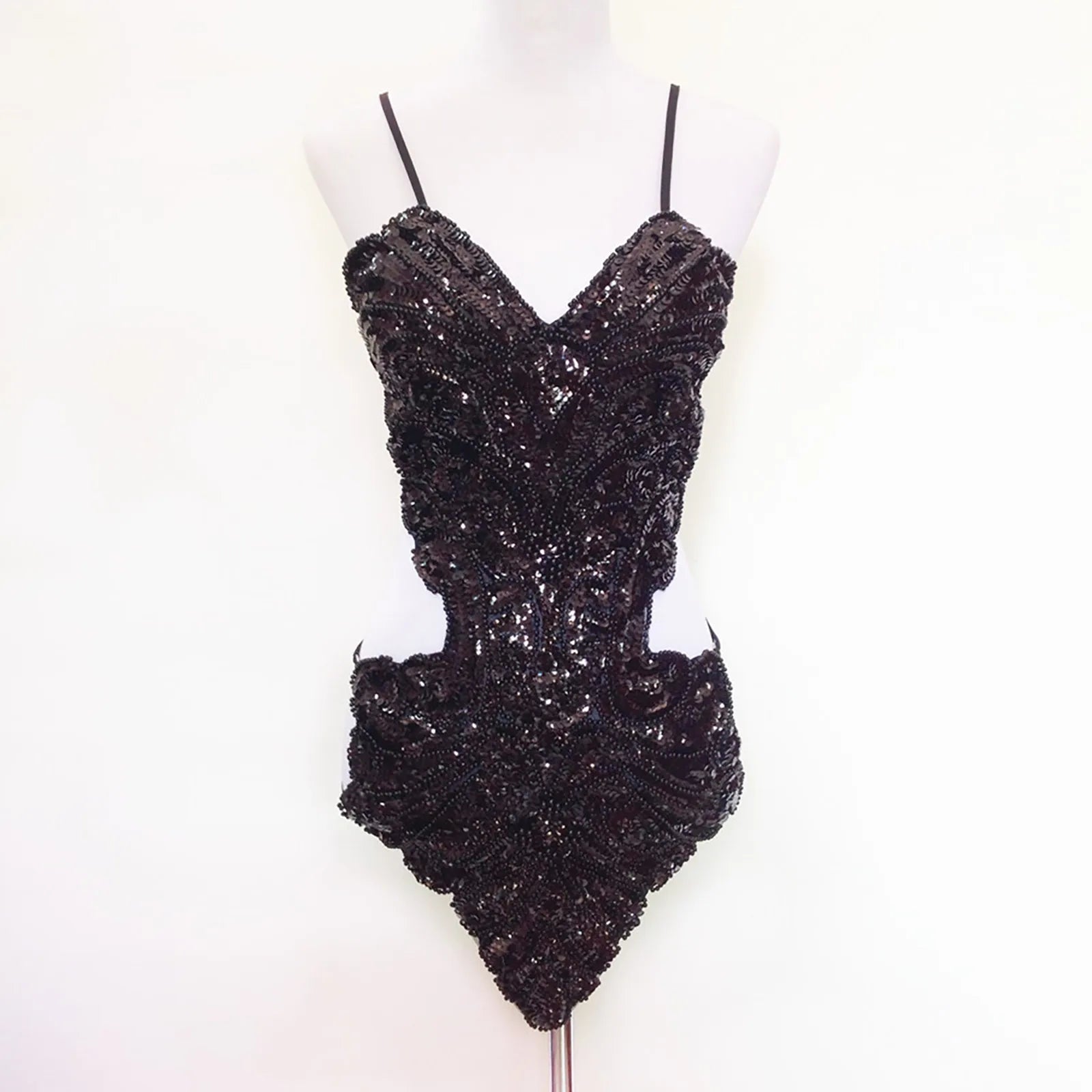 Allover Sequin Mini Dress With Sculpted Strapless Silhouette And Statement Shine