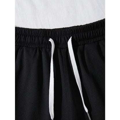 Men's Graphic Casual Shorts with Drawstring Waist Comfortable Everyday Streetwear Fit