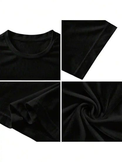 Dark Anime Goth Distressed Oversized Graphic Streetwear Shirt
