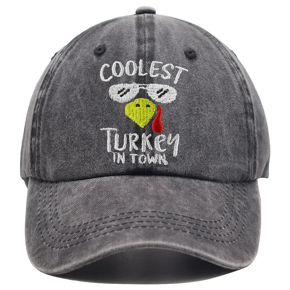 Vintage Washed Graphic Baseball Cap with Adjustable Fit for Casual Streetwear Everyday Fashion