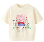Cute Cartoon Anime Graphic Soft Cotton Casual Everyday T-Shirt