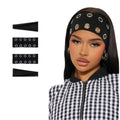 Punk Elastic Headband Set Gothic Grunge Alternative Fashion Accessories