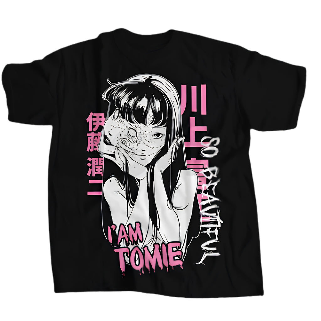 Manga-Inspired Oversized Alternative Streetwear Graphic Fashion Tee