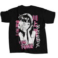 Manga-Inspired Oversized Alternative Streetwear Graphic Fashion Tee