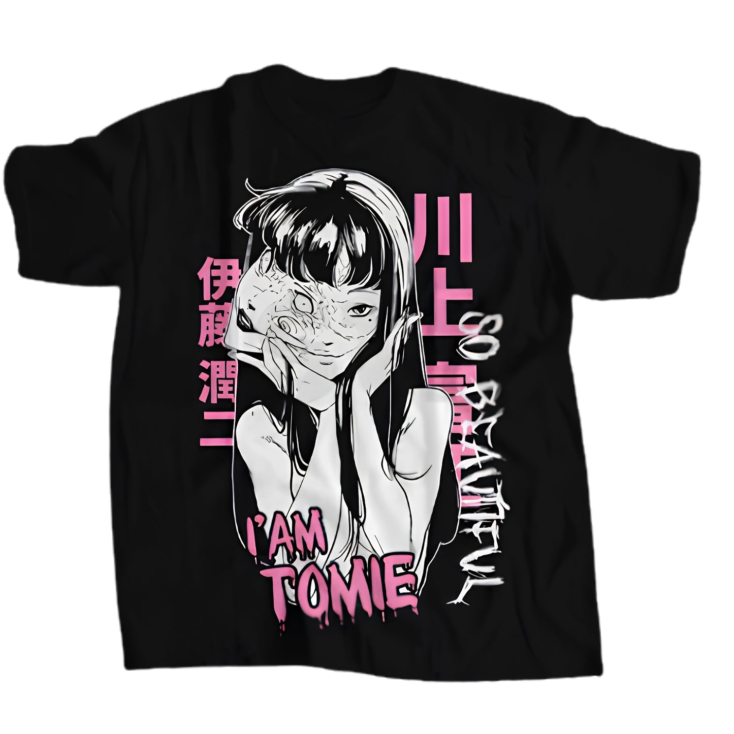 Manga-Inspired Oversized Alternative Streetwear Graphic Fashion Tee