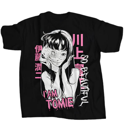 Manga-Inspired Oversized Alternative Streetwear Graphic Fashion Tee