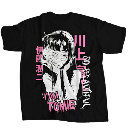 Manga-Inspired Oversized Alternative Streetwear Graphic Fashion Tee