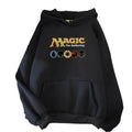 Anime Fantasy Symbol Hoodie with Retro Gaming Streetwear Aesthetic