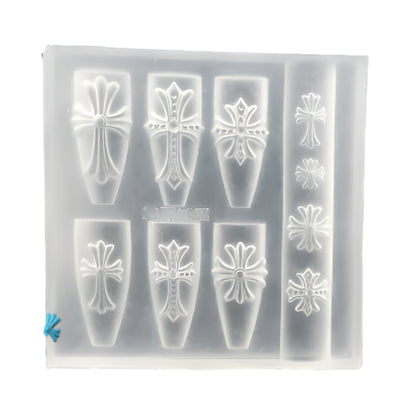 Reusable 3D Nail Art Mold for Alternative Decorative Nail Designs