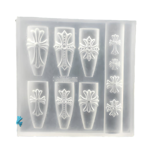 Reusable 3D Nail Art Mold for Alternative Decorative Nail Designs