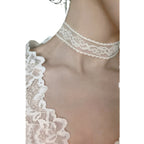 Vintage Lace Floral Choker Necklace for Dark Feminine and Gothic Styling