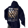 Heavyweight Cityscape Graphic Hoodie with Oversized Streetwear Fit and Back Print