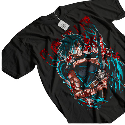 Chaos Anime Goth Oversized Manga Streetwear Graphic T-Shirt