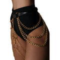 Gothic Harness Style Waist and Leg Chain for Bold Alternative Looks