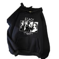 Minimalist Anime Graphic Hoodie with Manga-Inspired Monochrome Artwork Design