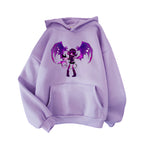 Anime-Inspired Kawaii Streetwear Pullover Hoodie with Manga Fantasy Artwork