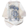 Sketch Duo Anime Graphic Oversized Soft Cotton Casual Streetwear T-Shirt