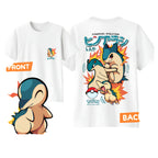 Adventure Creature Anime Graphic Oversized Casual Cotton T-Shirt