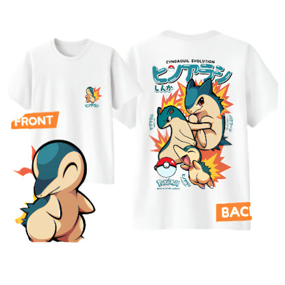 Adventure Creature Anime Graphic Oversized Casual Cotton T-Shirt