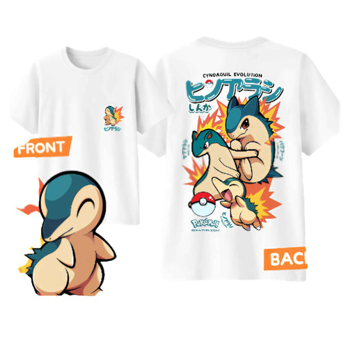 Adventure Creature Anime Graphic Oversized Casual Cotton T-Shirt
