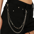 Double Layer Ring Chain for Punk, Grunge and Alternative Streetwear