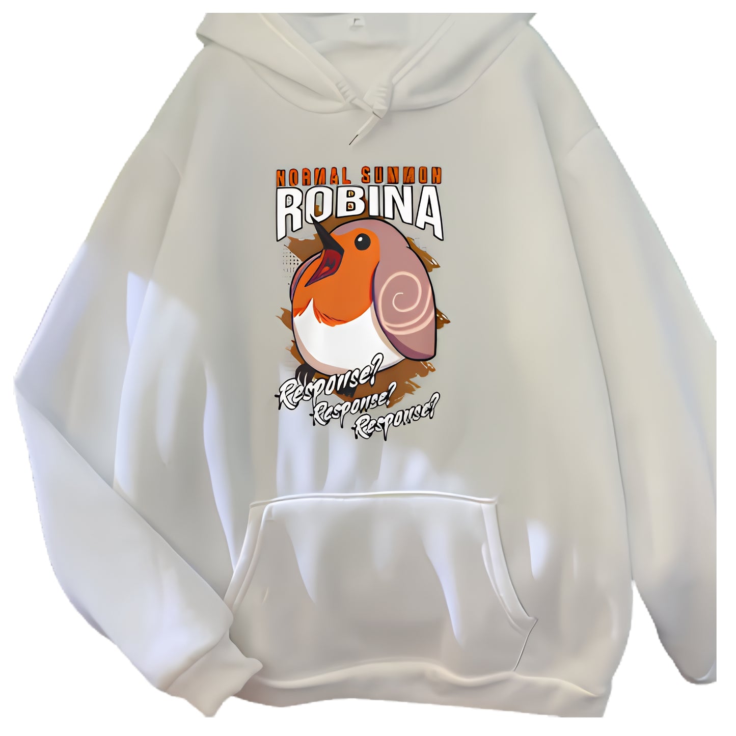 Anime Kawaii Food Graphic Hoodie with Playful Streetwear Style